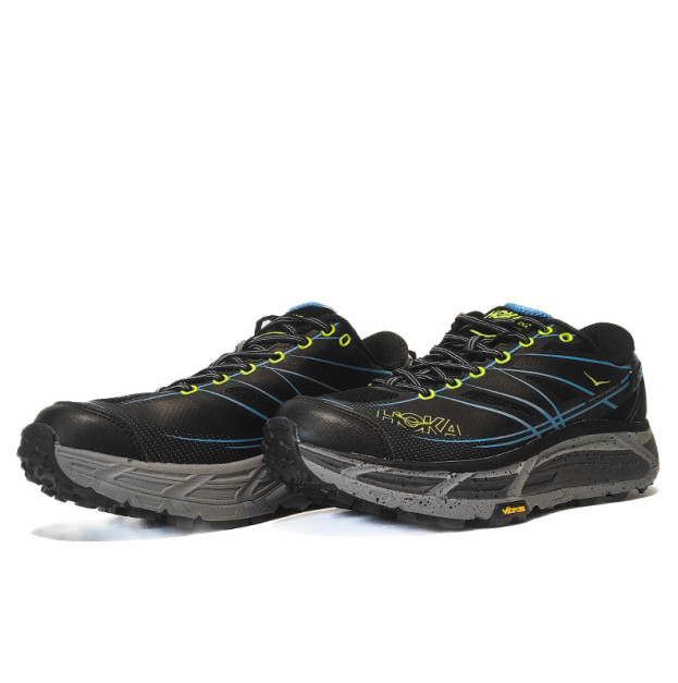 Hoka Mafate Speed 2 Black Grey Blue Yellow
