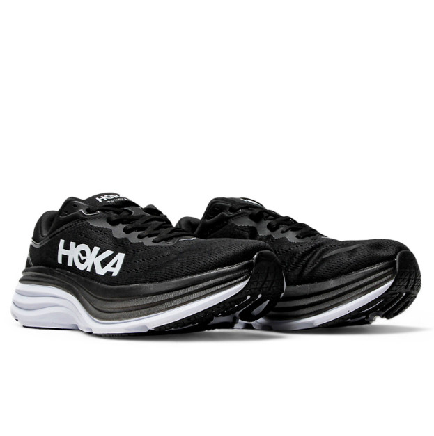 Hoka Bondi 8 D Wide Black White 1127954-BWHT